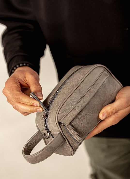 Men's Hand Bag Mano Large Gray