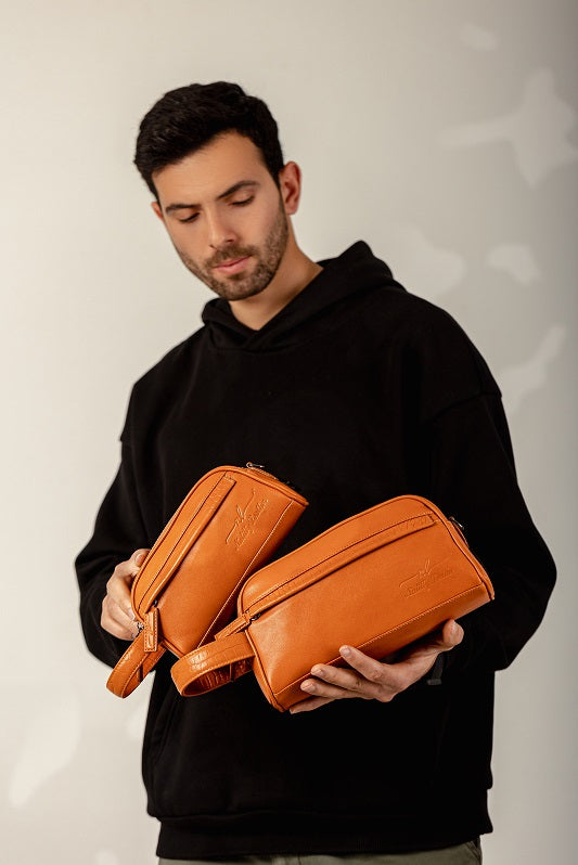Men's Hand Bag Mano Large Havana