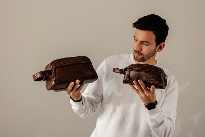 Men's Hand Bag Mano Large Brown