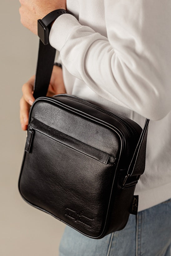 Men's Cross Bag Valicari De Basi Black