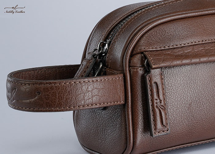 Men's Hand Bag Mano Large Brown