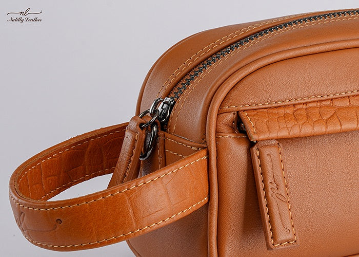 Men's Hand Bag Mano Large Havana