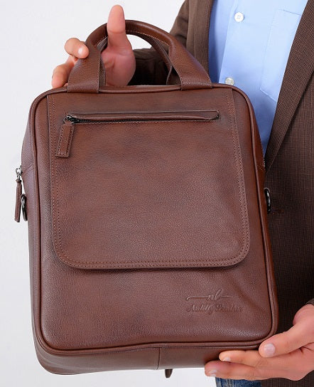 Men's Shoulder Bag Lusso De Giovani Brown