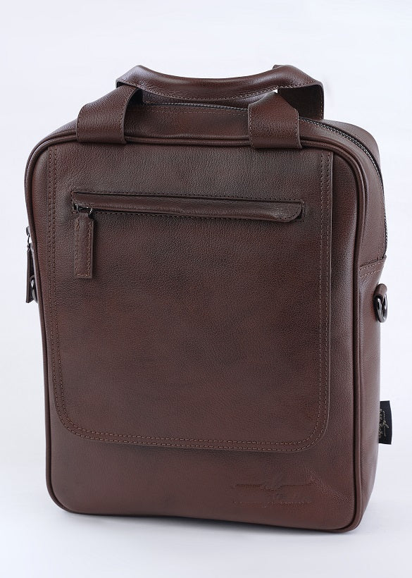 Men's Shoulder Bag Lusso De Giovani Brown