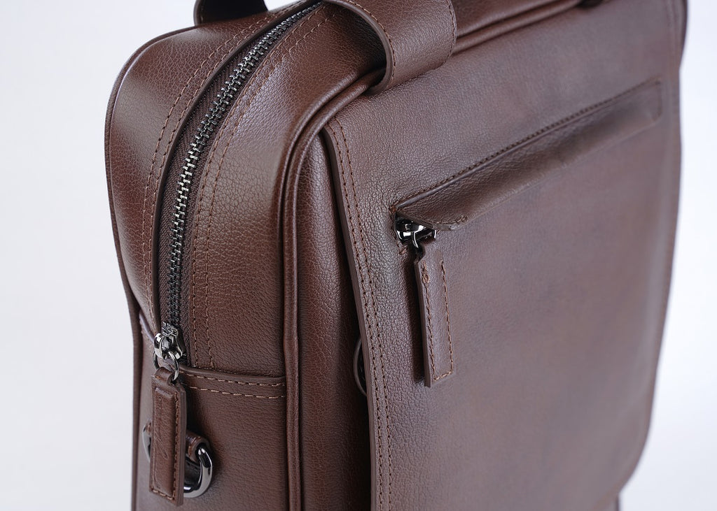 Men's Shoulder Bag Lusso De Giovani Brown