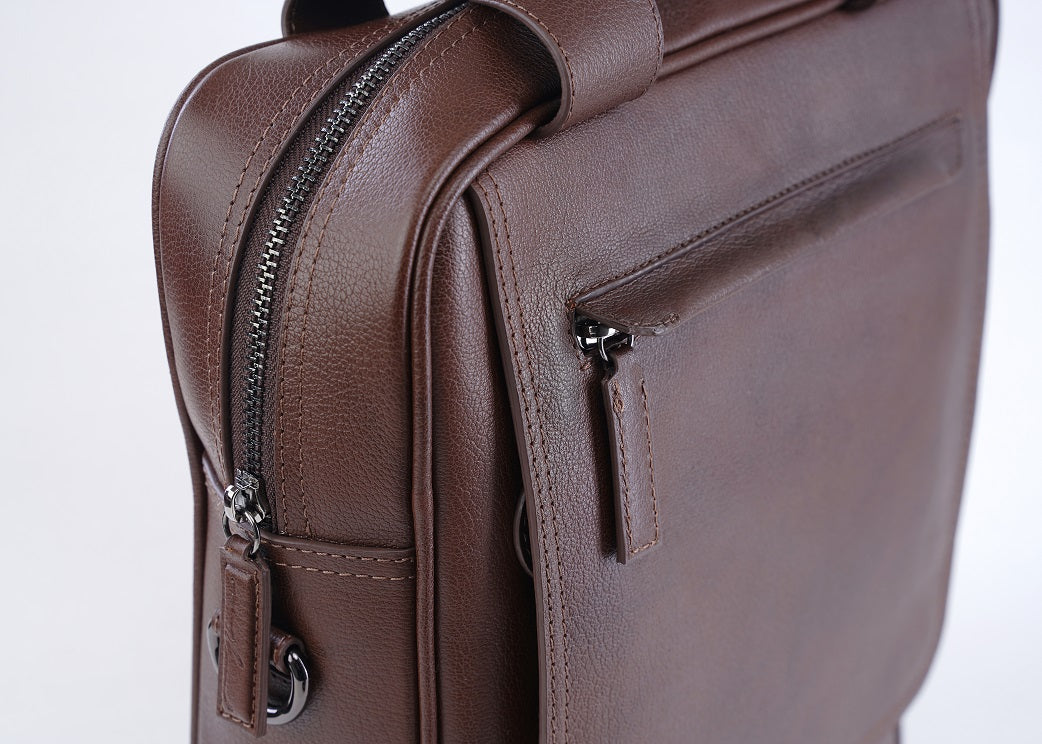 Men's Shoulder Bag Lusso De Giovani Brown
