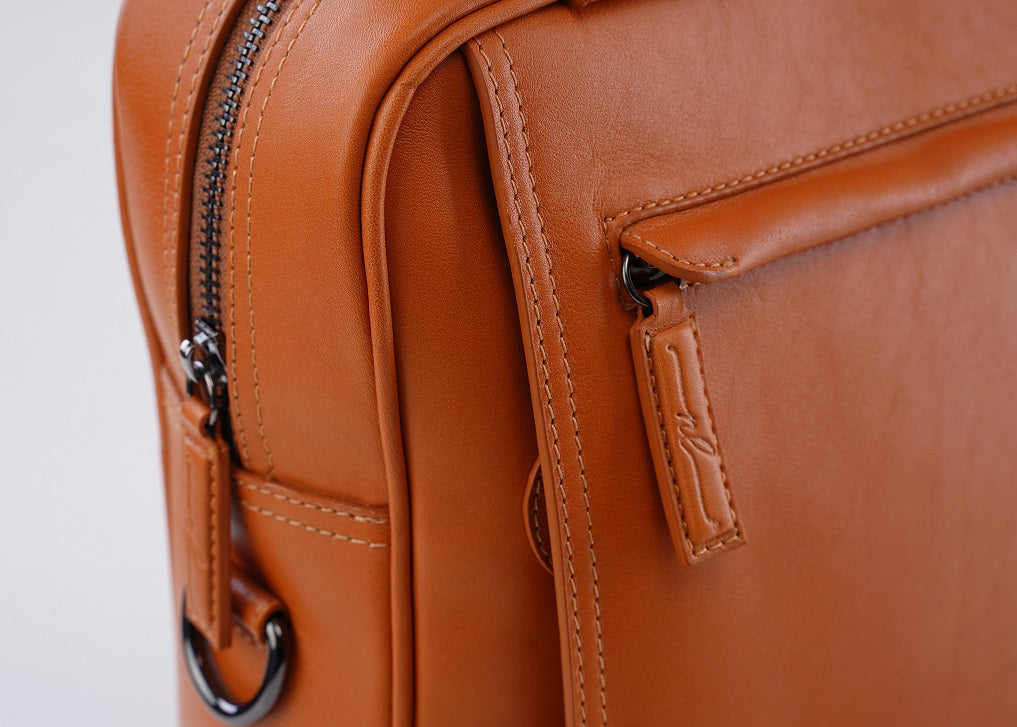 Men's Shoulder Bag Lusso De Giovani Havana