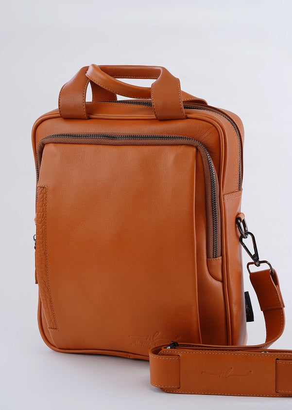 Men's Shoulder Bag Lusso De Uomo Havana
