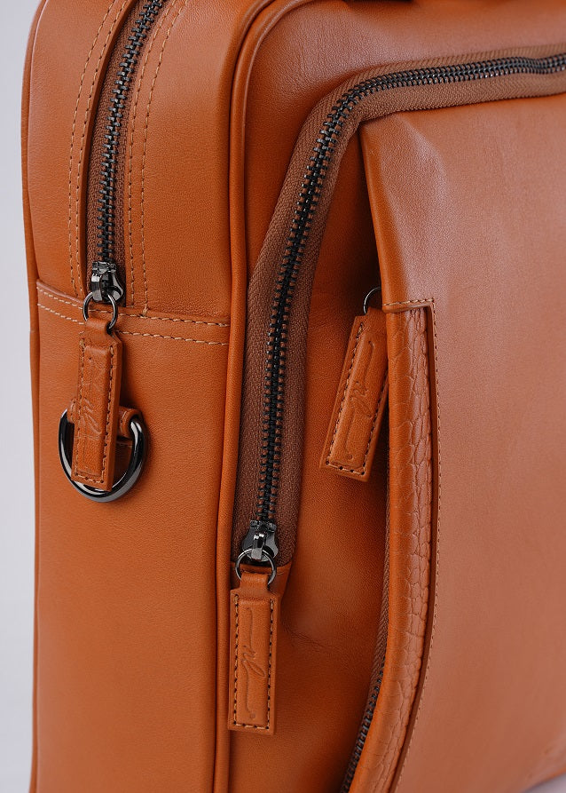 Men's Shoulder Bag Lusso De Uomo Havana